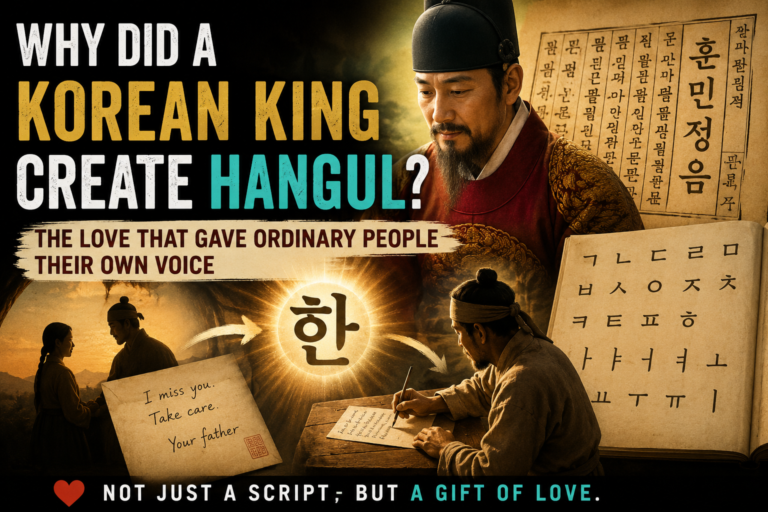 Why Did a Korean King Create Hangul, Korea’s Alphabet?
