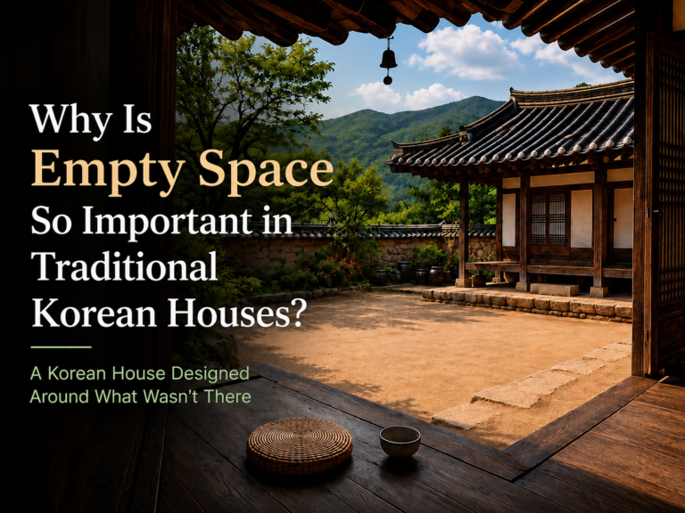 Why Is the Empty Space So Important in Traditional Korean Houses?