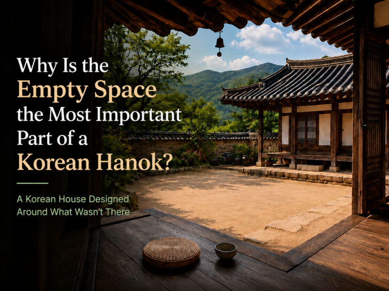 Why Is the Empty Space the Most Important Part of a Korean Hanok?
